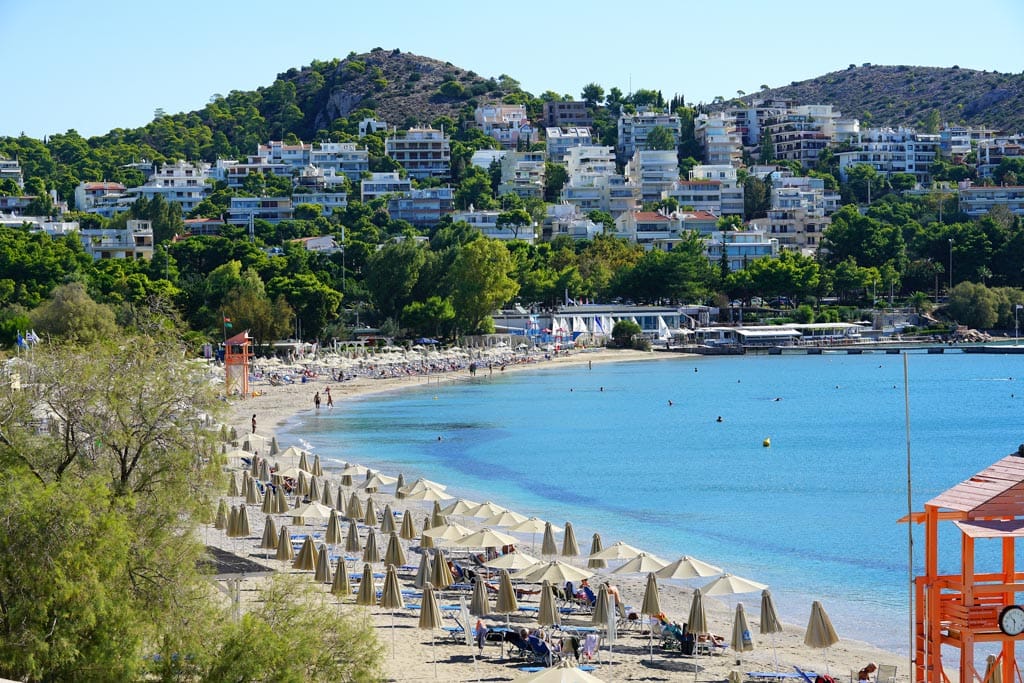 Akti Vouliagmenis is a true jewel among Athens Greece beaches, nestled in the heart of the Athenian Riviera