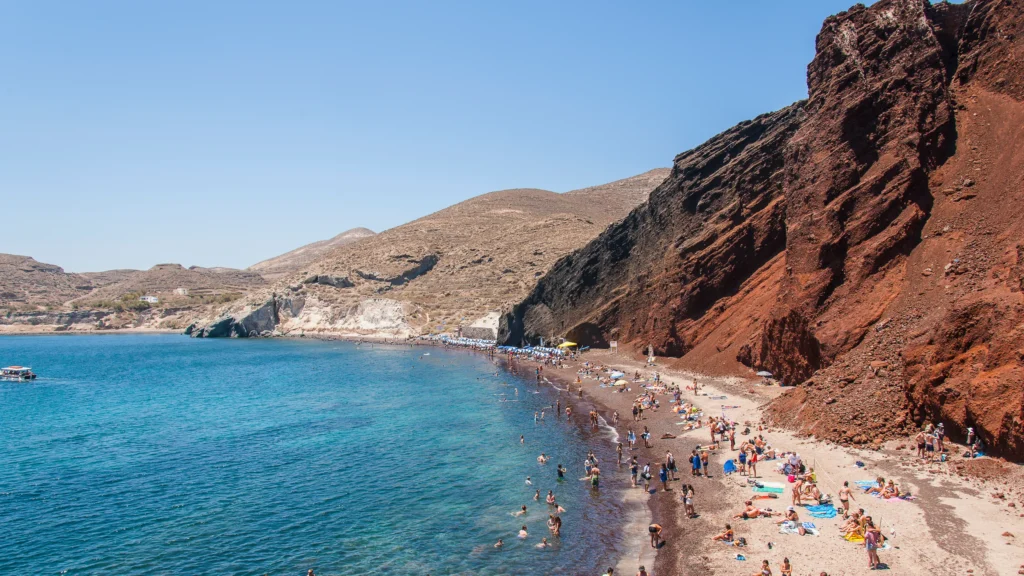 Beach-Hopping Around Santorini