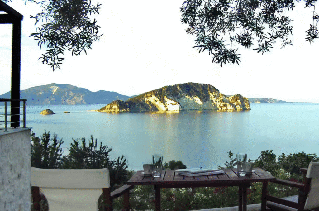Exensian Villas & Suites stands out among Zakynthos Greece hotels as a luxurious hillside retreat near Marathia Beach