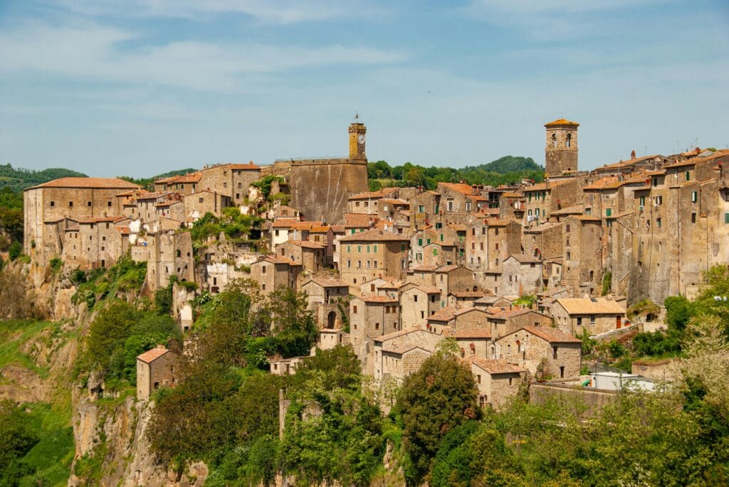 Pitigliano is a striking medieval hilltop village known as “Little Jerusalem”