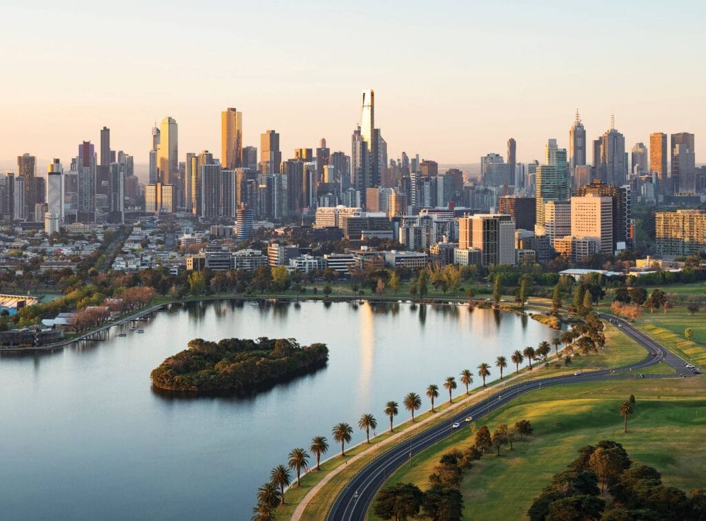 Albert Park Lake is one of the top things to do in Melbourne Australia