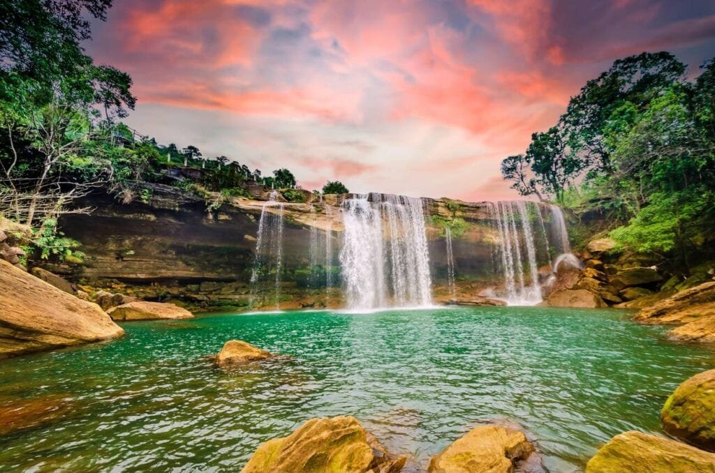 Krang Suri Falls in Meghalaya