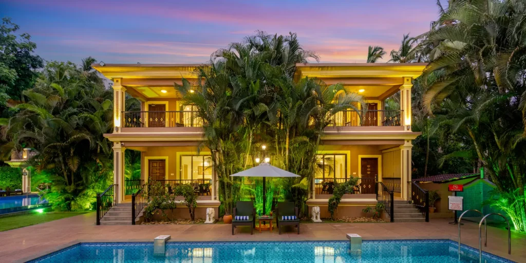 front view of Seashell Suites and Villas, Candolim