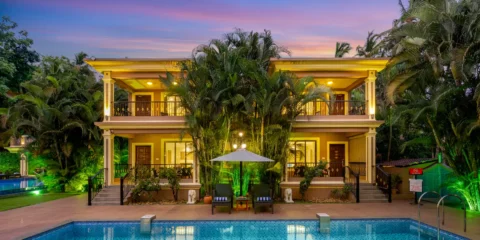 front view of Seashell Suites and Villas, Candolim