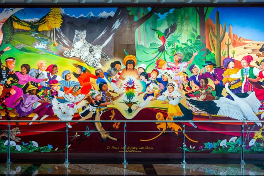 Denver International Airport murals