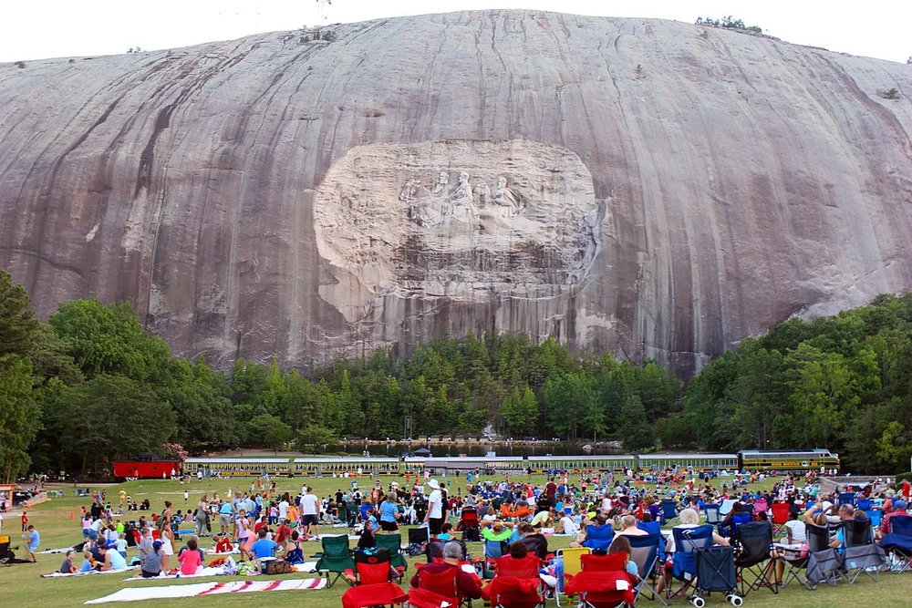stone mountain carving