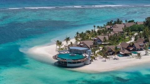 Maldives island resort