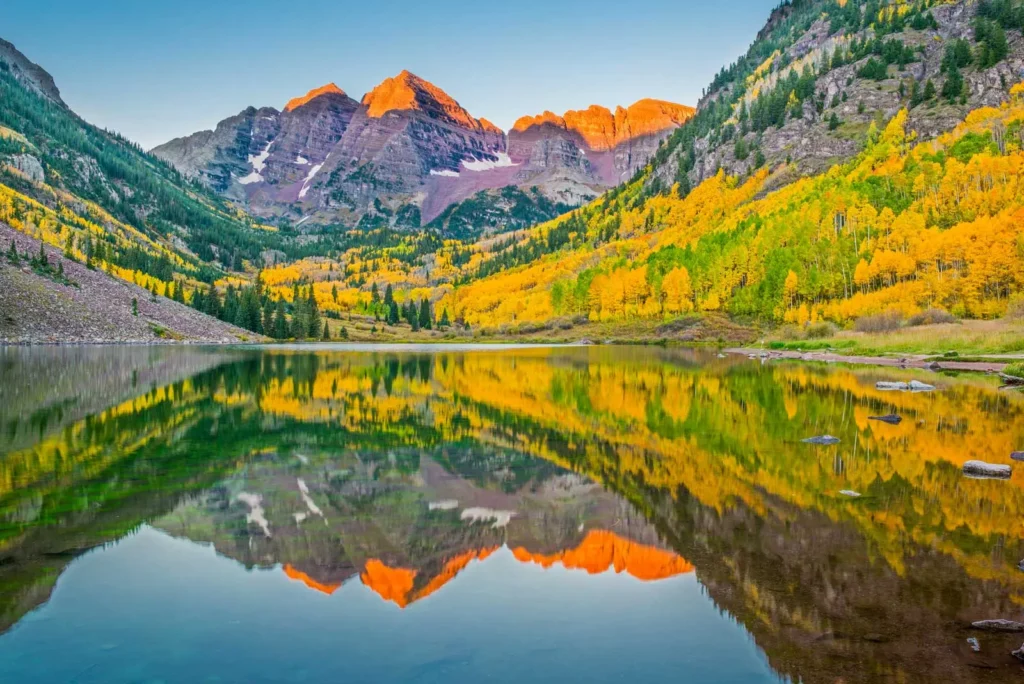 mountains in Colorado in autumn