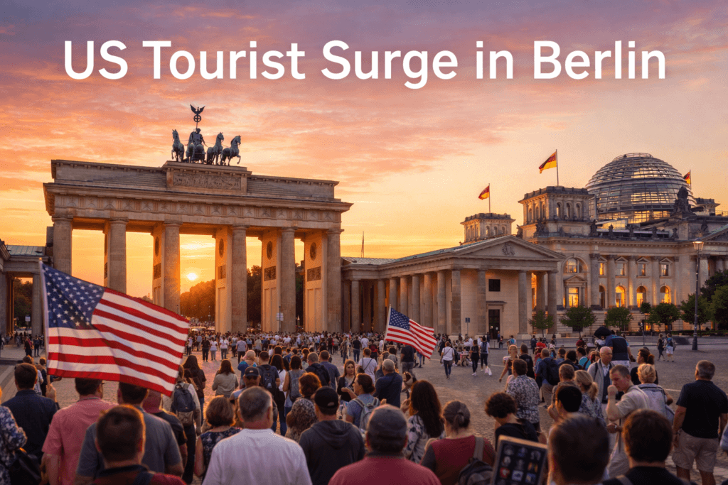 US Tourist Surge in Berlin