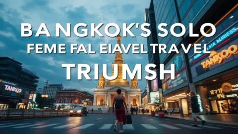 Bangkok's Solo Female Travel Triumph: Top 6 Cities for Safety & Thrills!