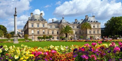 Luxembourg Palace on a sunny day