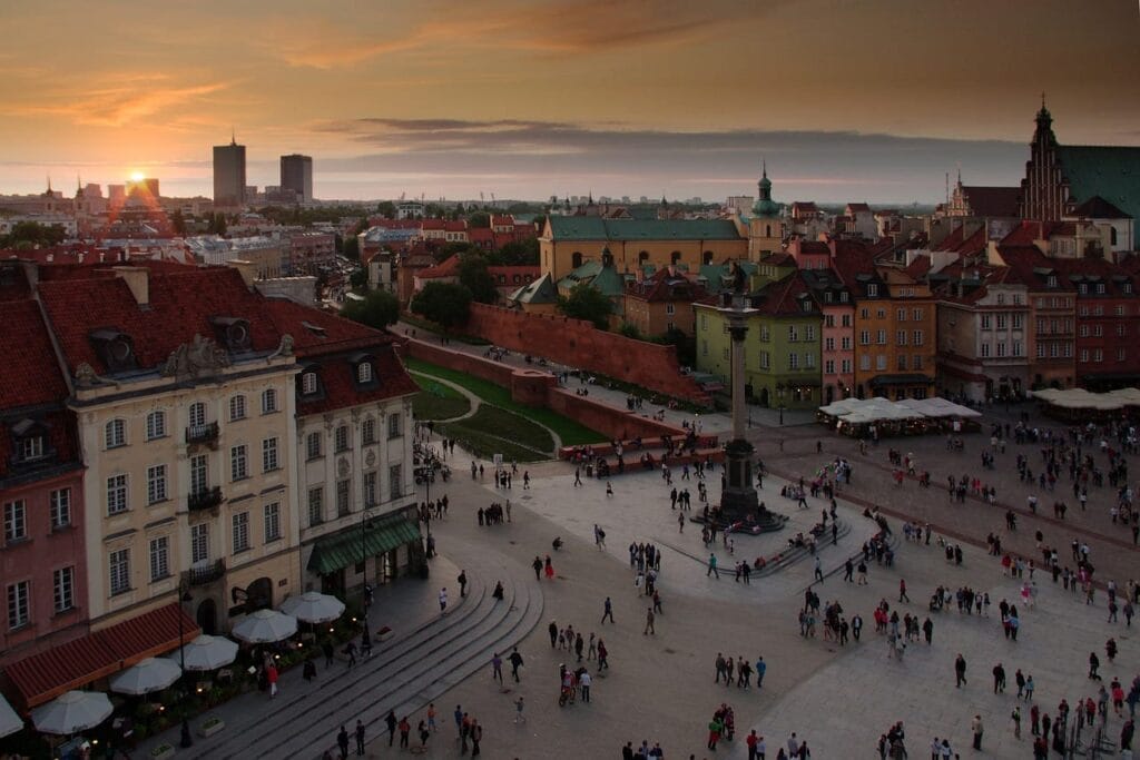 Warsaw history and modernity