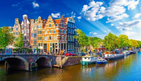 Amsterdam canal houses