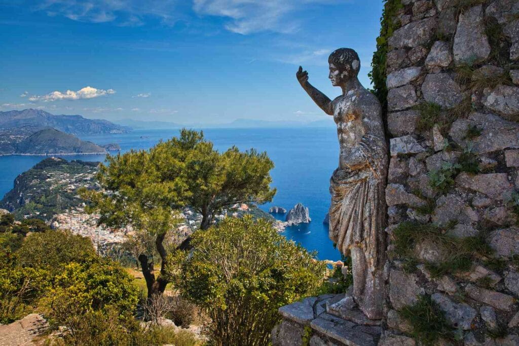 Capri Island coastal view