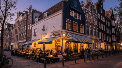 cafe in amsterdam netherlands