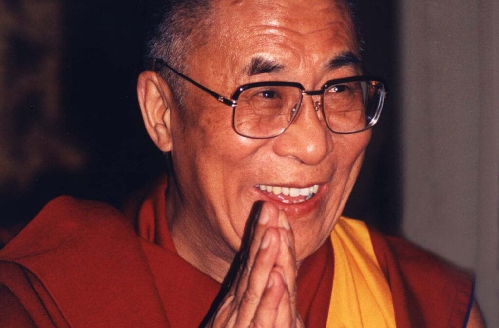 Dalai Lama smiling
