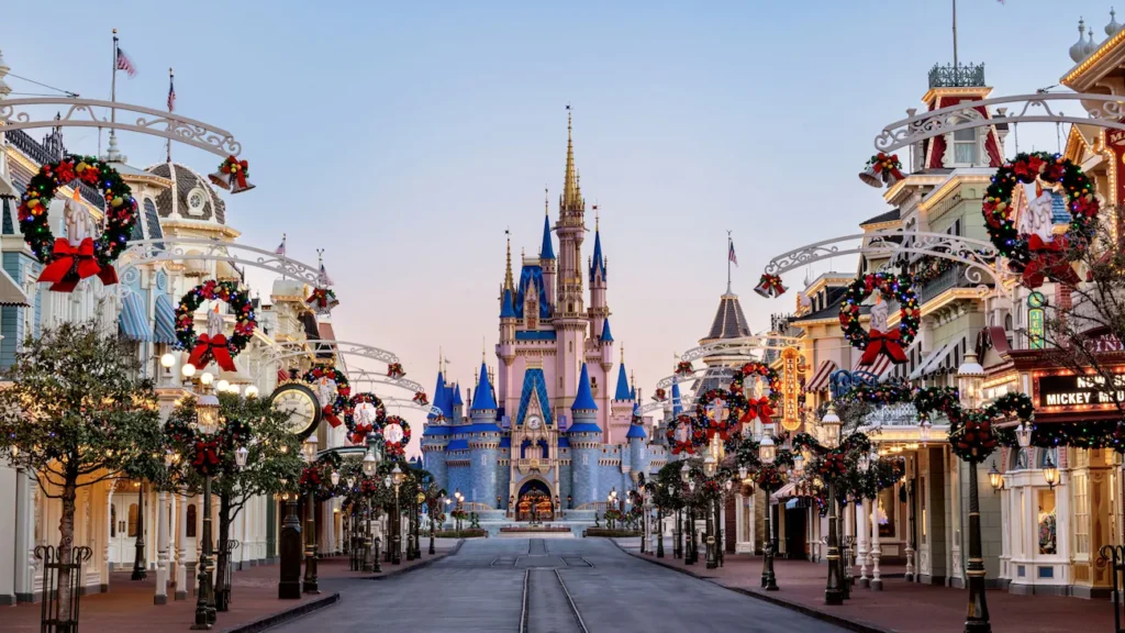 12 Famous Tourist Places in USA You Must Visit at Least Once 4 Walt Disney World Magic Kingdom castle view