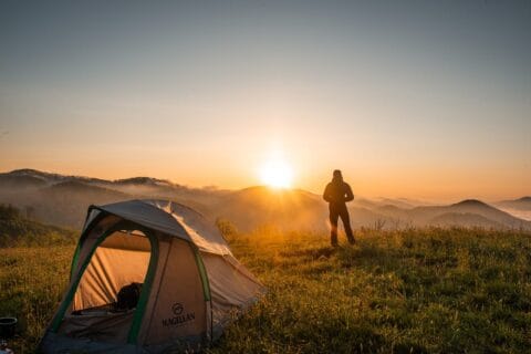 Mountain camping