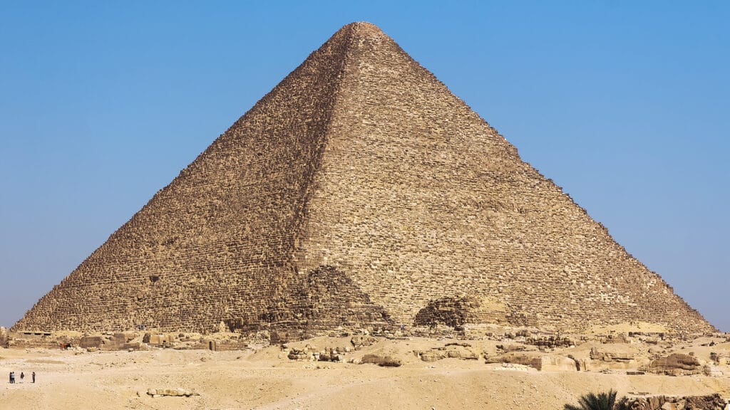 pyramids of Giza in Egypt