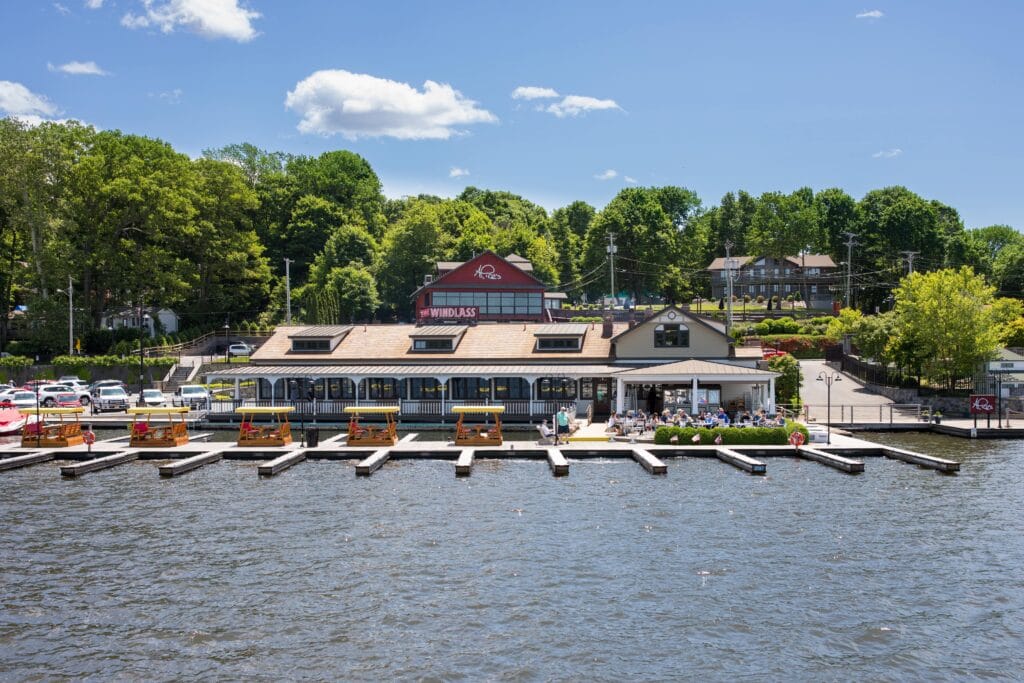 Lakefront restaurant at Lake Hopatcong