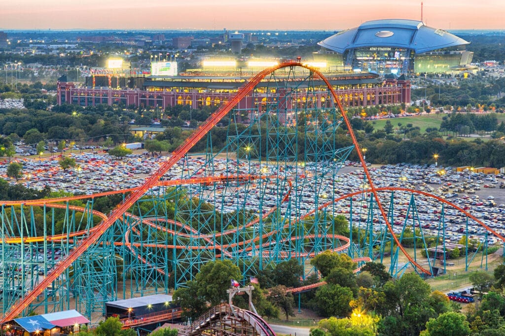 Six Flags Over Texas dallas