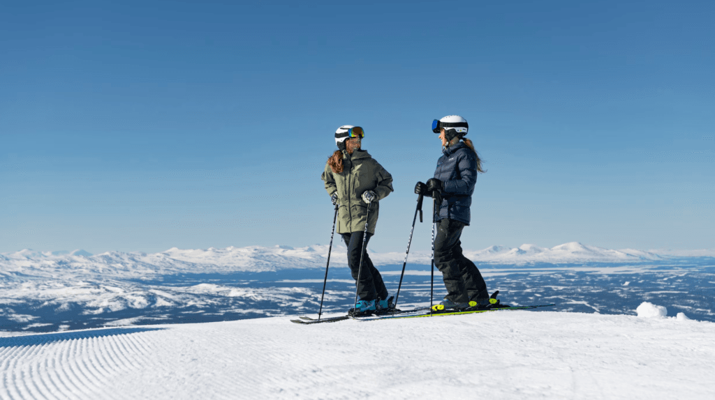 skiing in Sweden