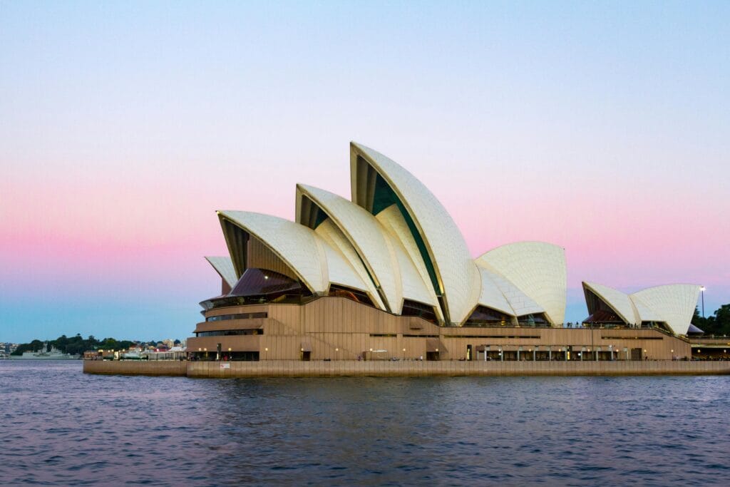 Sydney Opera House at sunset