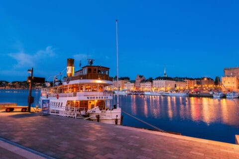 Stockholm attractions, boat tour