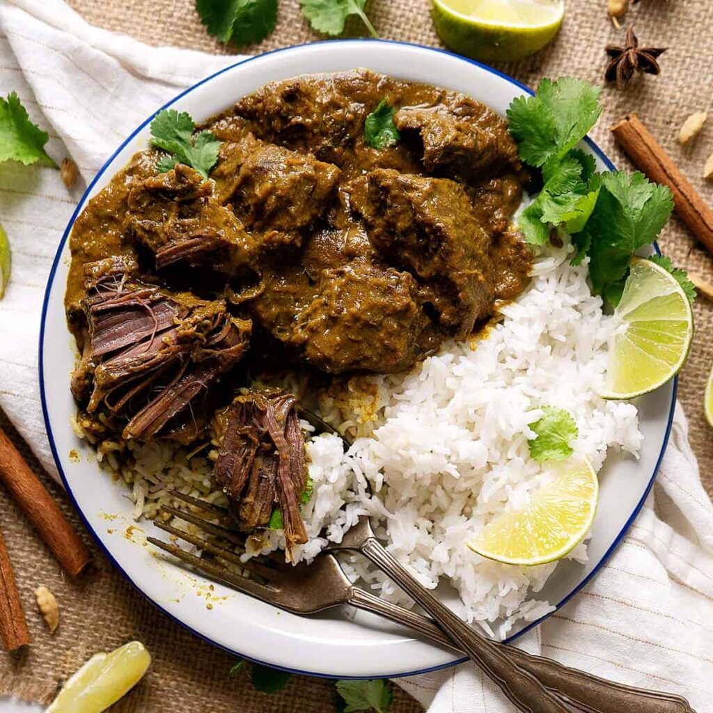 Malaysian food Beef Rendang