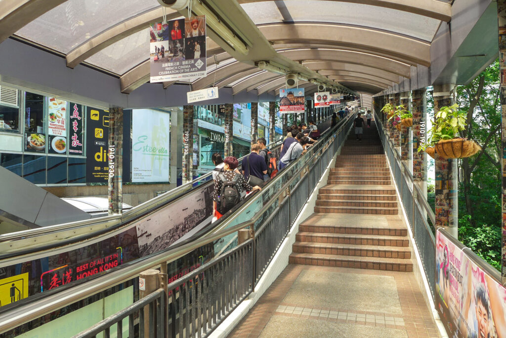 Explore the Mid-Levels Escalator