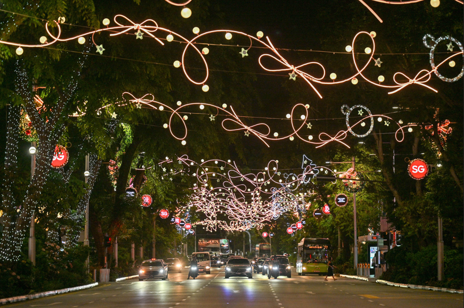 Orchard Road Christmas lights