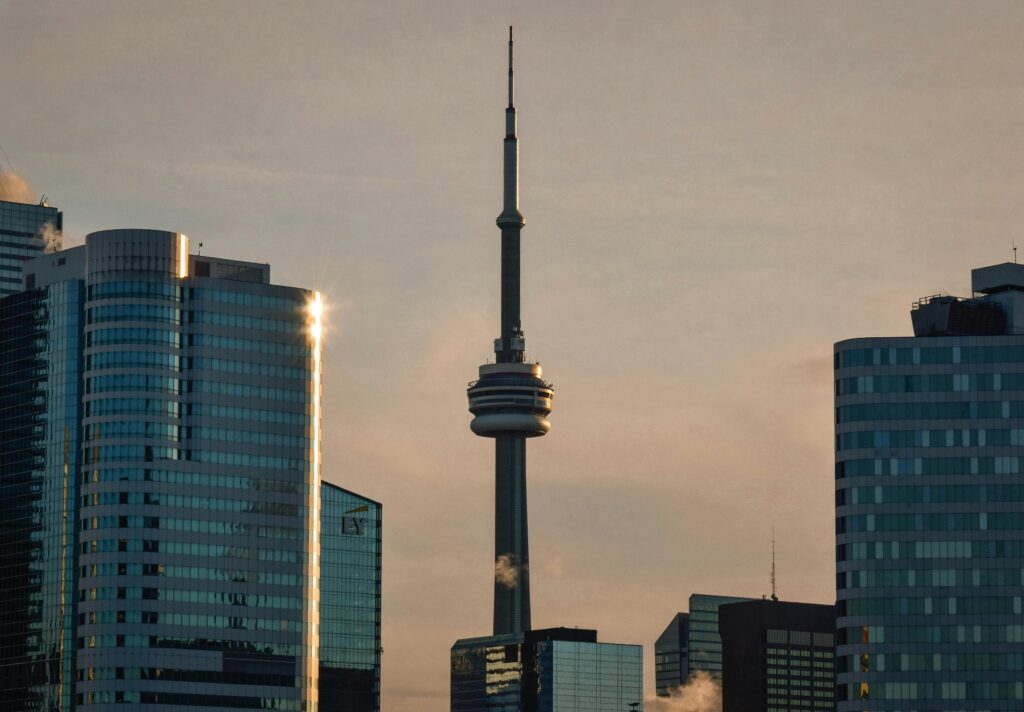 Toronto skyline viewpoint