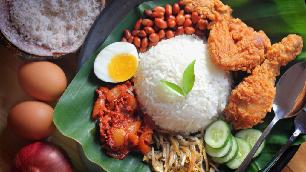 nasi lemak Singapore