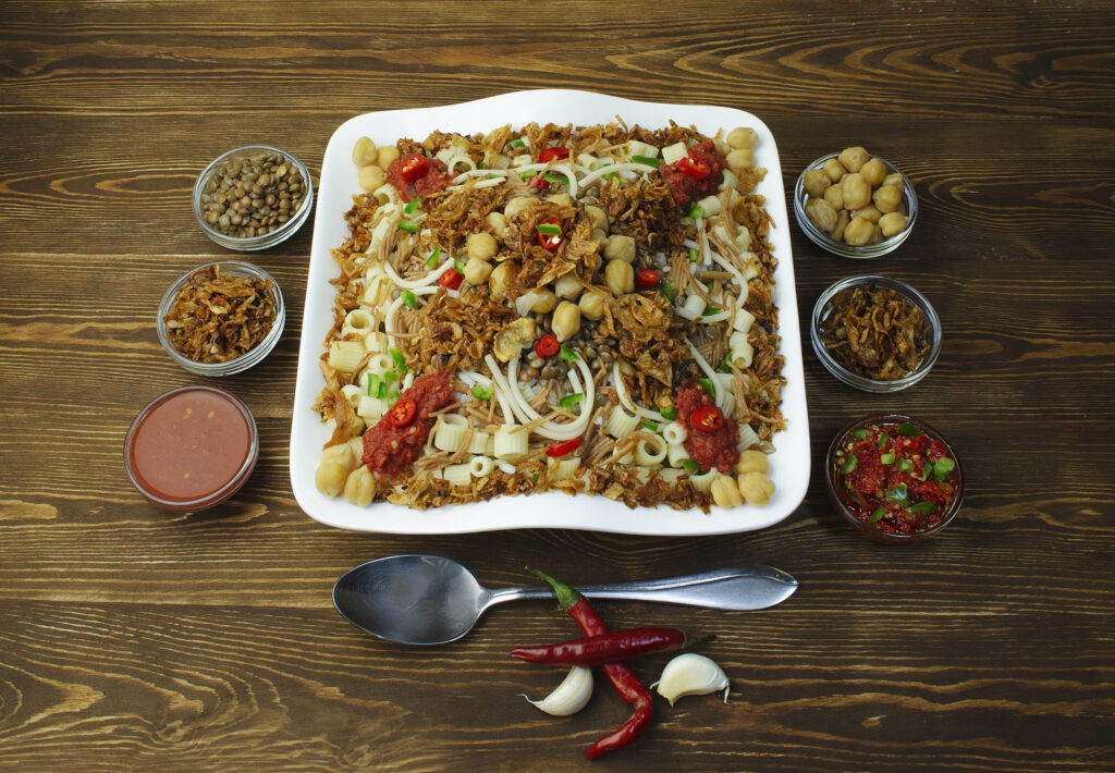 Egyptian food Koshari
