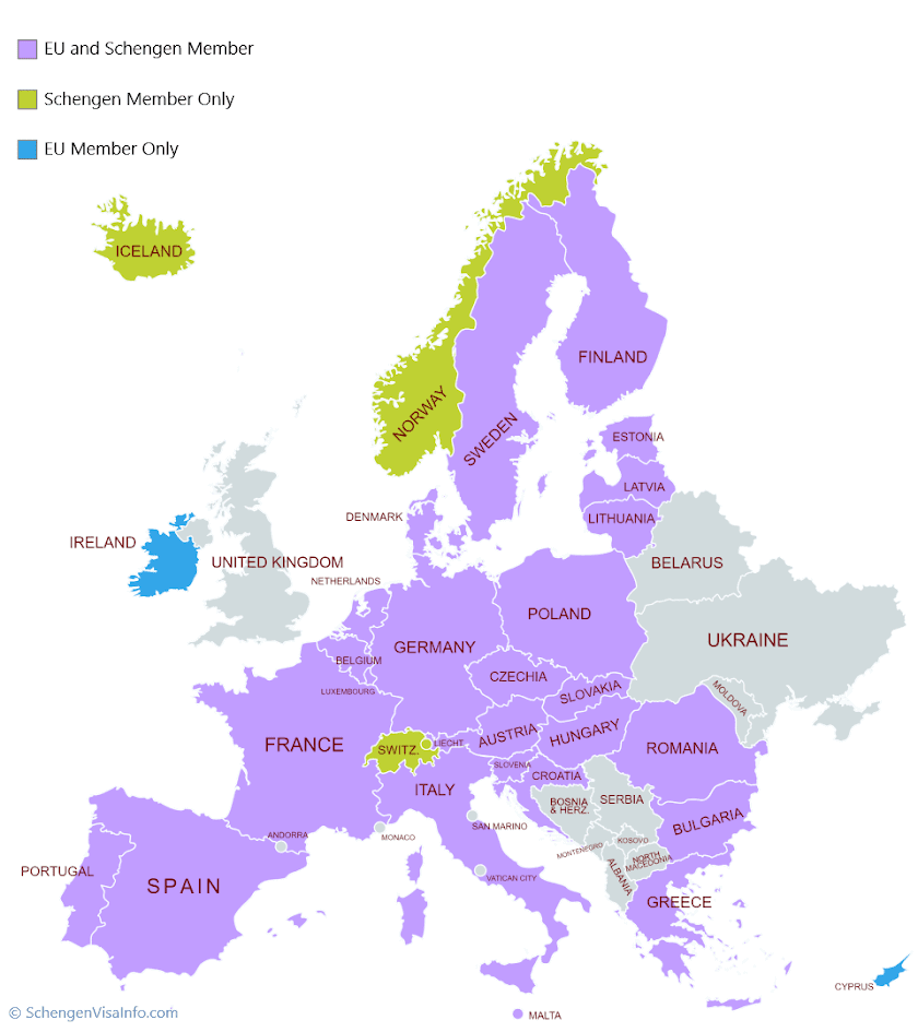 Denmark travel visa requirements