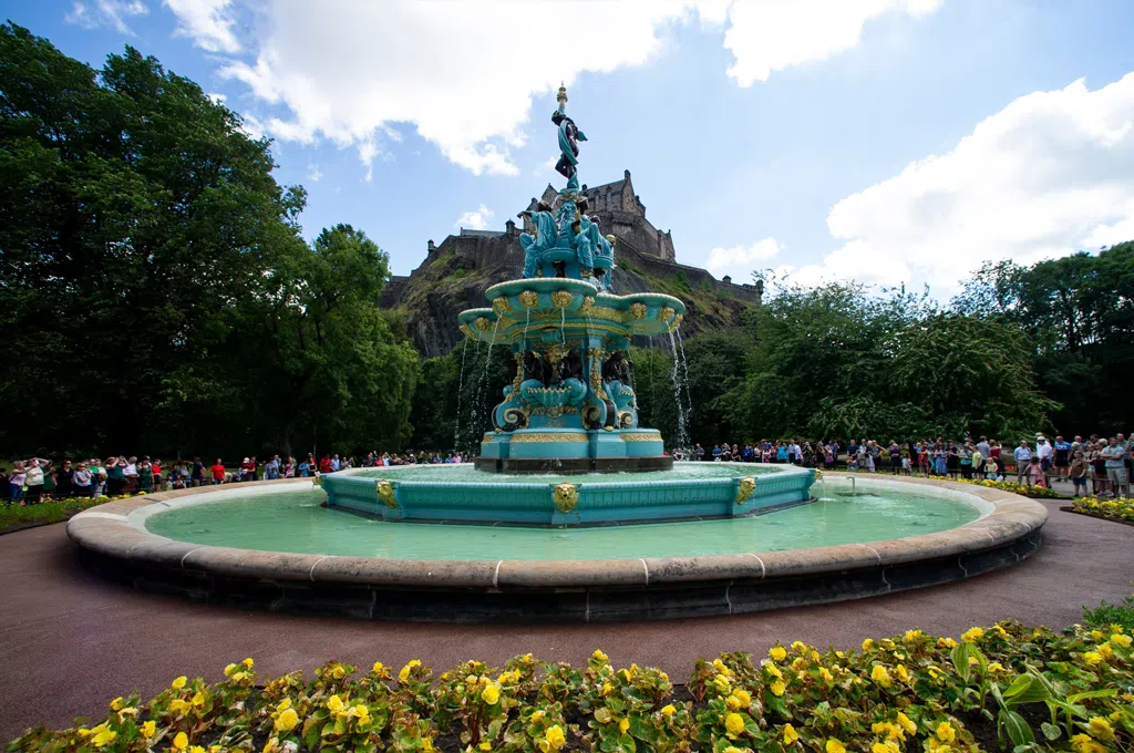 Princes Street Gardens Edinburgh Scotland